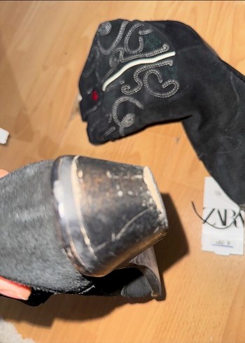 37 Beden Zara kovboy çizme 3,4 kez giyildi çok şık