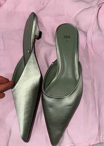 36 Beden ZARA SIFIR SİTİLLETTO SANDALET