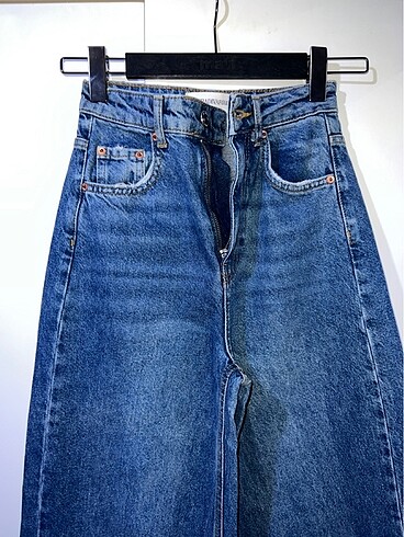 34 Beden SON İNDİRİM Stradivarius sifir jean pantolon yuksek bel çok şık