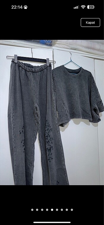 l Beden gri Renk BERSHKA ÜST 499 ALT 499 SIFIR XL BEDEN ÇOK ŞIK EŞOFMAN BEDEN ME