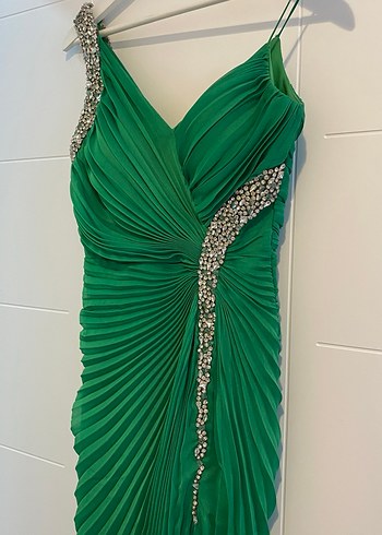 Yeşil Alfabeta abiye - Görsel 7