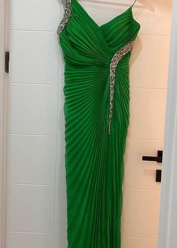 Yeşil Alfabeta abiye - Görsel 4