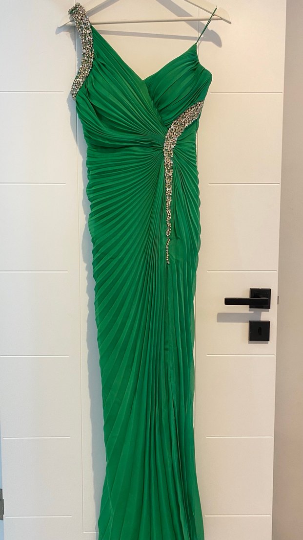 Yeşil Alfabeta abiye - Görsel 2