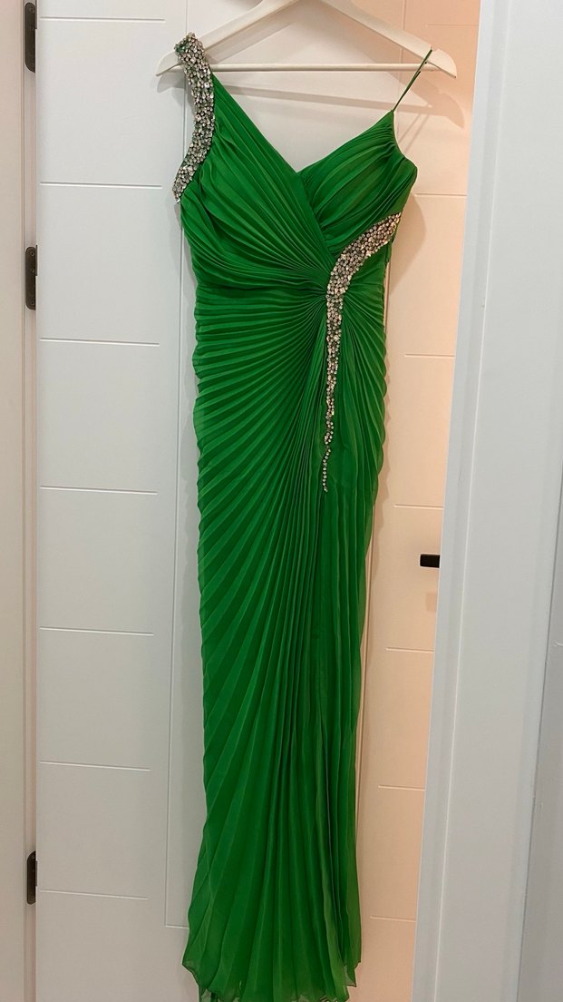 Yeşil Alfabeta abiye - Görsel 5