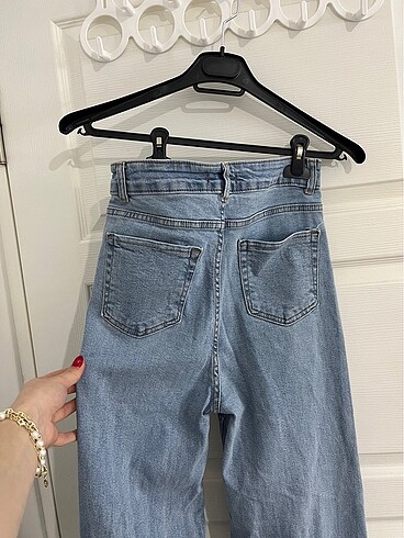 Kot jean yırtmaçlı model pantalon - Görsel 3