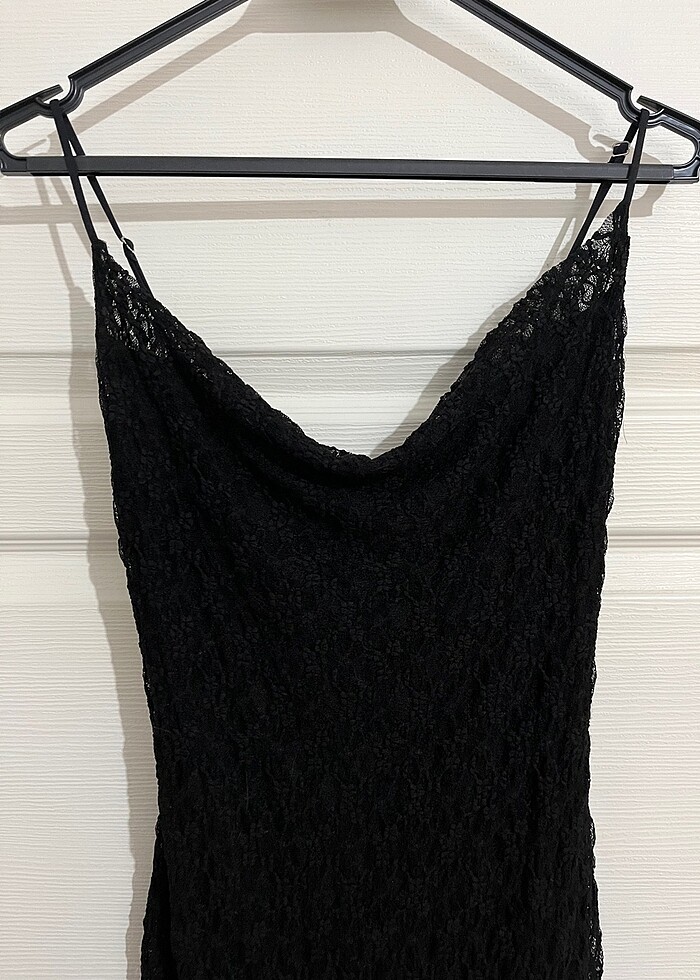 Dantelli elbise - Görsel 4