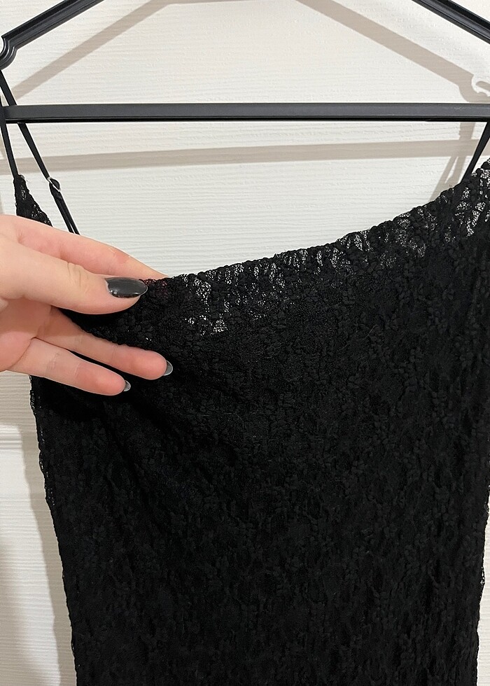 Dantelli elbise - Görsel 5