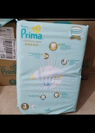 3 Beden: 4-9 kg Beden Prima premium care 3 numara bebek bezi