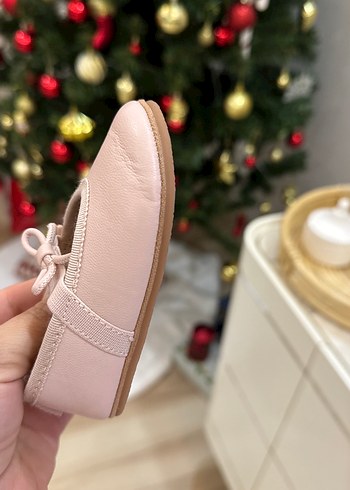 Pembe Fiyonk Detaylı Kız Çocuk Babet - Görsel 3