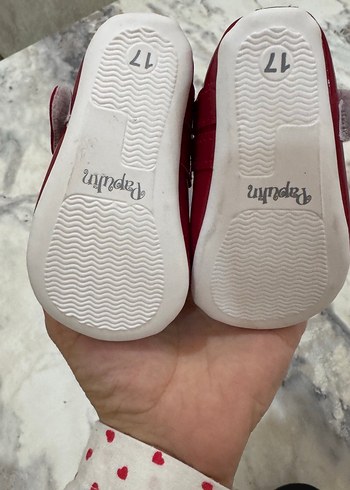 Kız Çocuk Kırmızı Parlak Babet Ayakkabı - Görsel 5