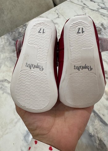 Kız Çocuk Kırmızı Parlak Babet Ayakkabı - Görsel 4