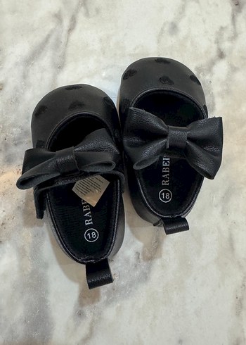 Kız Çocuk Siyah Fiyonklu Babet - Görsel 2