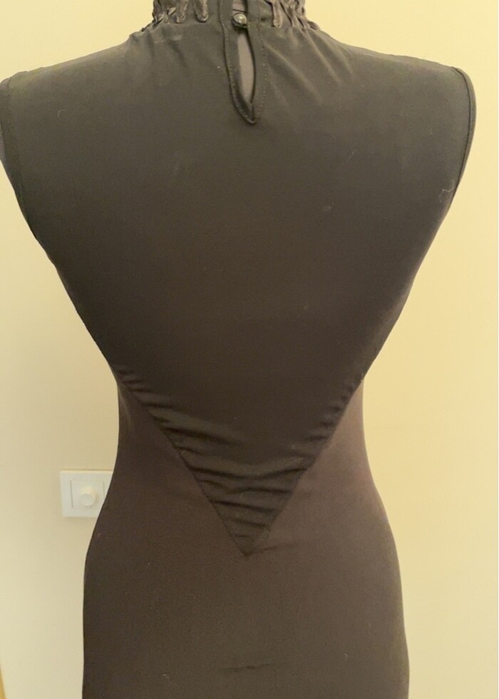 Kiliriki likralı abiye tül detaylı 36 38 beden elbise - Görsel 2