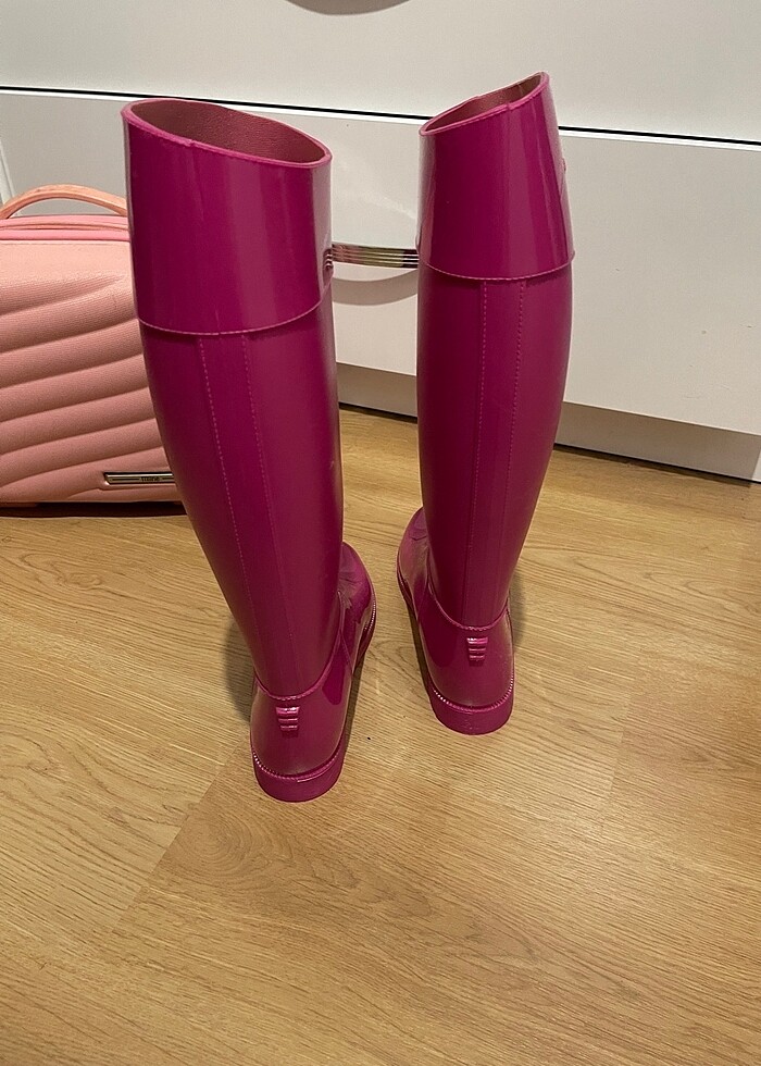 lastik çizme Fuşya????????39 numara.. - Görsel 2