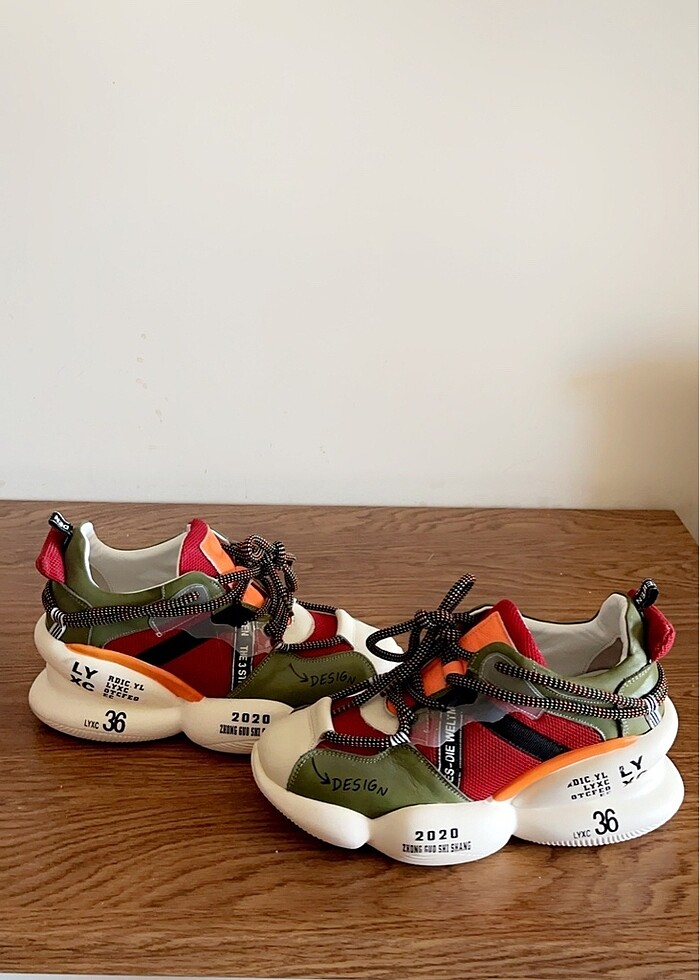 TOPUKLU SPOR ŞIK AYAKKABI 39 no - Görsel 3