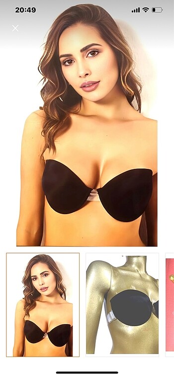 Sırtı şeffaf askılı kol askılarıda şeffaf dahil mevcut yeni etik - Görsel 8