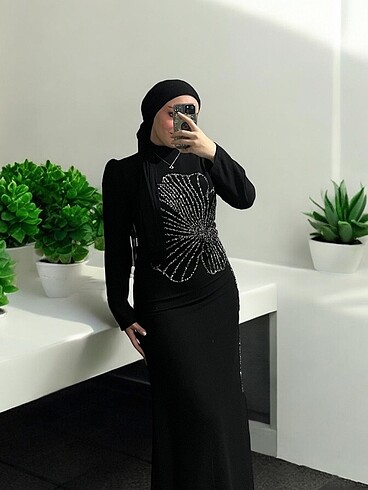 Nursema model tesettür abiye