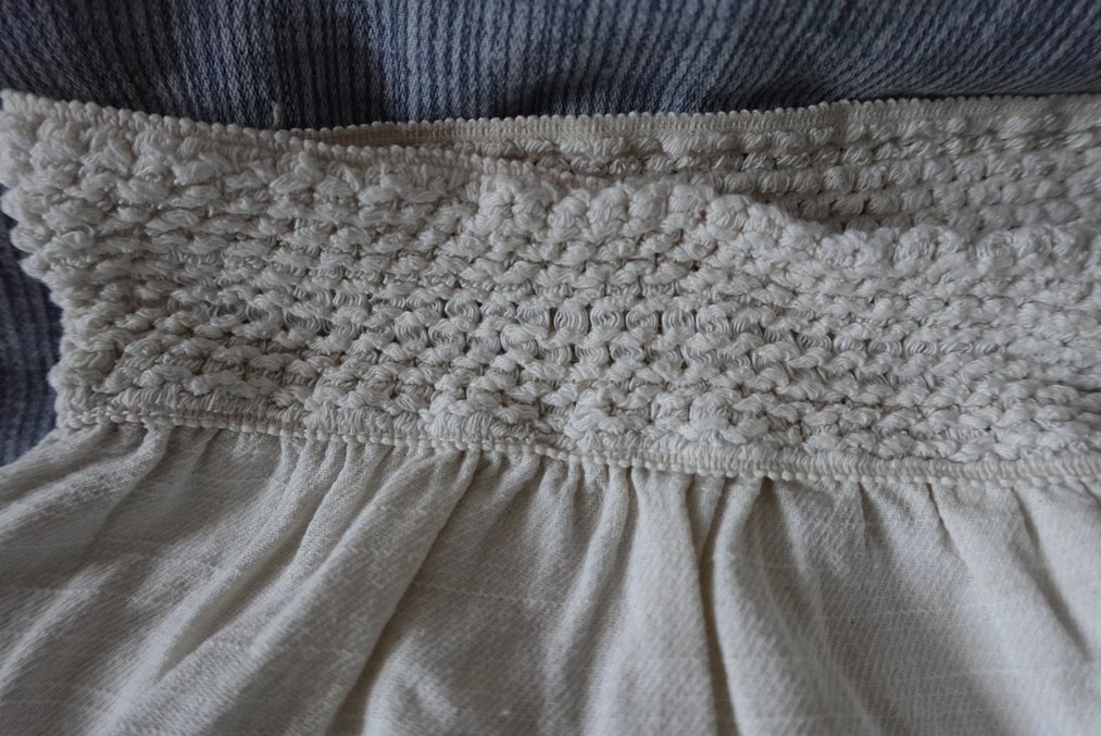 Krem- Bej Bol Kesim Midi Bohem Keten Pantolon - Görsel 2