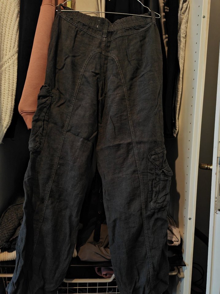 Gri-Antrasit Yan cepli Kargo Pantolon - Görsel 2