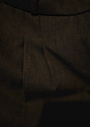 Kahverengi Kumaş Kadın Pantolon - Görsel 2