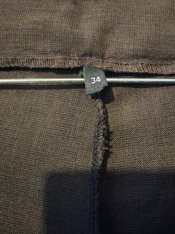 Kahverengi Kumaş Kadın Pantolon - Görsel 3