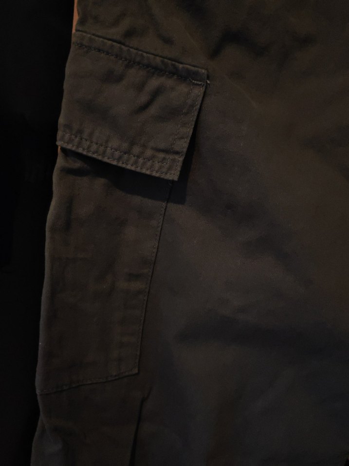 Kadın Antrasit Bol Kesim Cepli Kargo Pantolon - Görsel 3