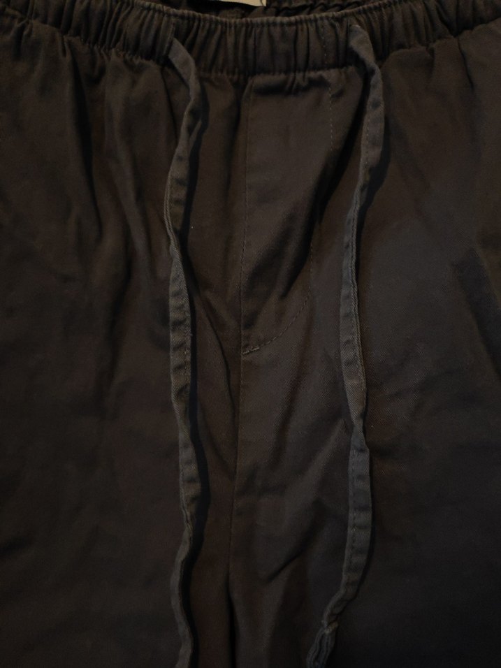 Kadın Antrasit Bol Kesim Cepli Kargo Pantolon - Görsel 4