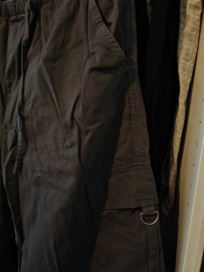 Kadın Antrasit Bol Kesim Cepli Kargo Pantolon - Görsel 5