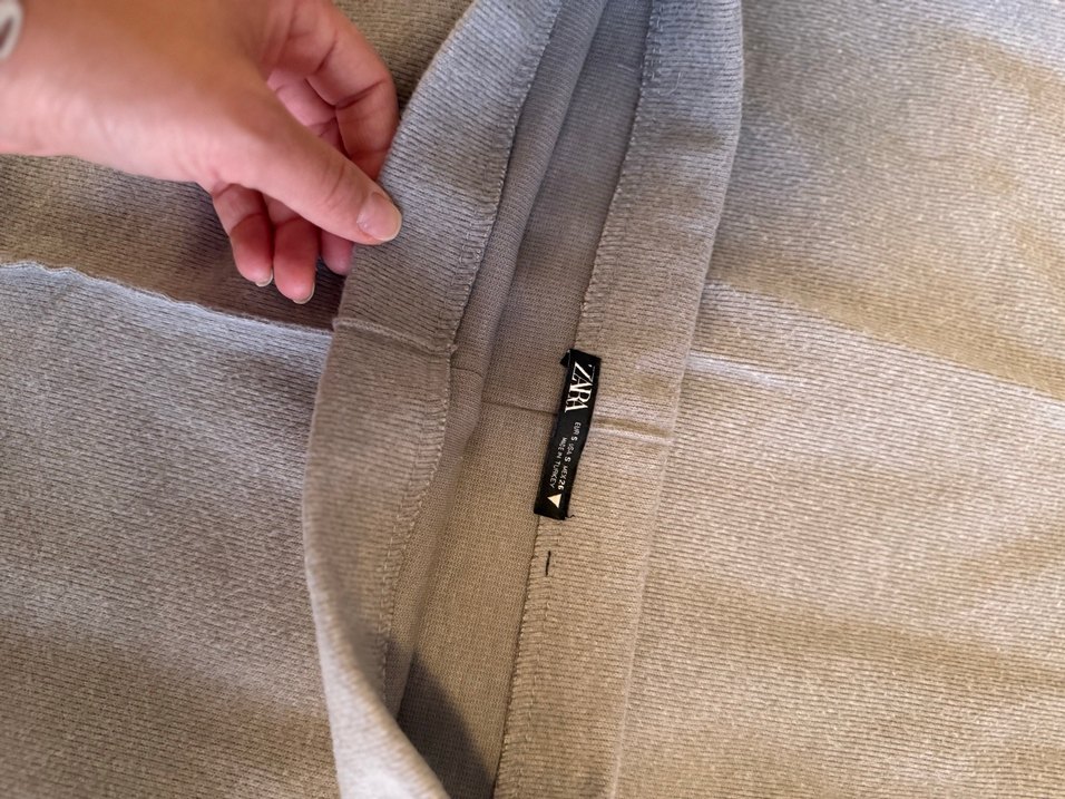 Zara Gri Uzun Kollu Triko Takım - Görsel 2