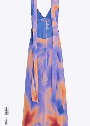 Zara Baskılı Uzun Elbise - Görsel 3