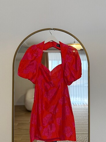 Zara Jakarlı Mini Elbise - Görsel 2