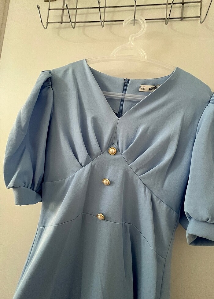 Bebe mavisi elbise - Görsel 2