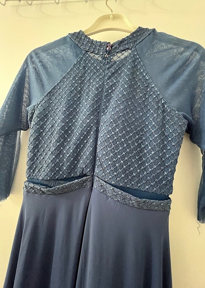 Mavi elbise - Görsel 5