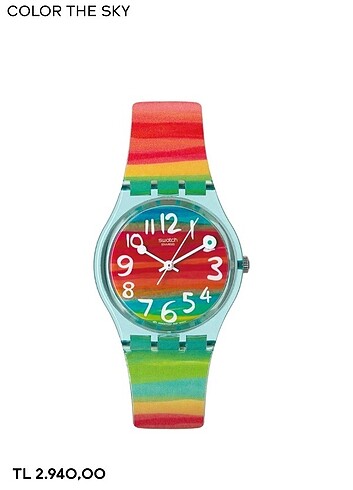Swatch Color The Sky Saat 
