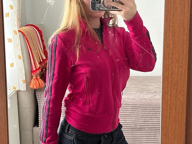 m Beden pembe Renk Adidas hırka 