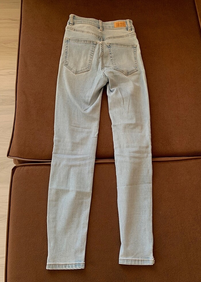 Pull and bear skinny yüksek bel jean - Görsel 3