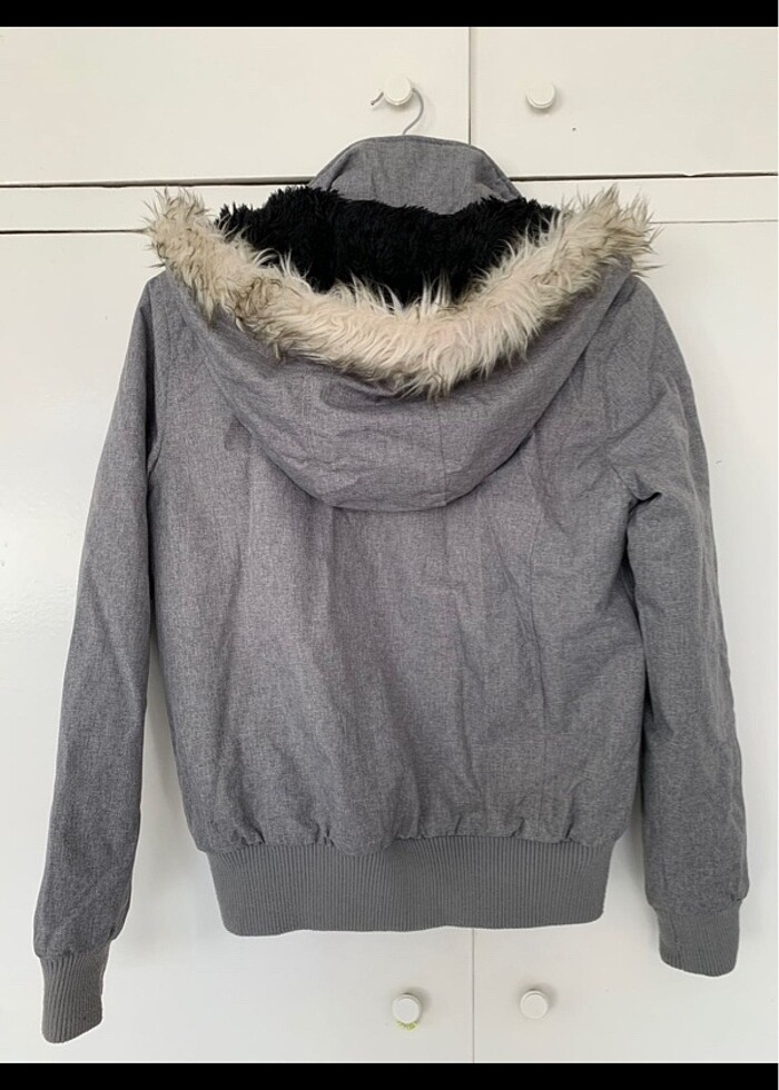 Koton jeans kapüşonlu kalın mont - Görsel 2