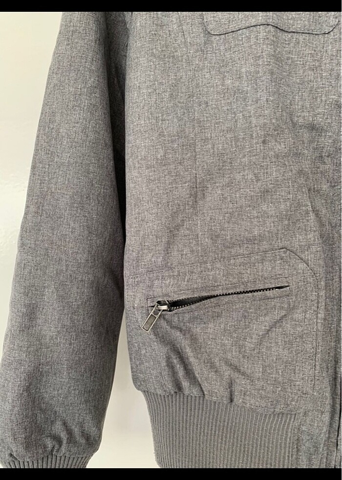 Koton jeans kapüşonlu kalın mont - Görsel 4