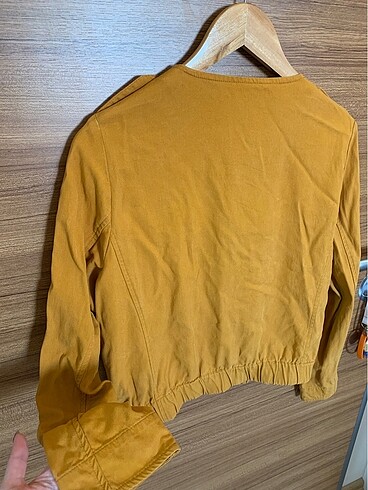 Hardal renk ceket - Görsel 2