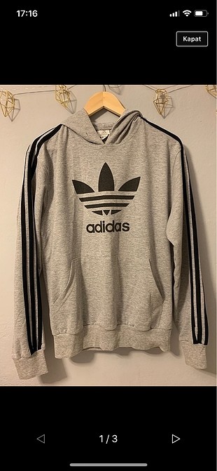 Gri adidas sweatshirt