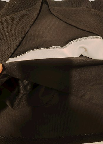 Pliseli Siyah-Beyaz Midi Hamile Eteği - Görsel 3