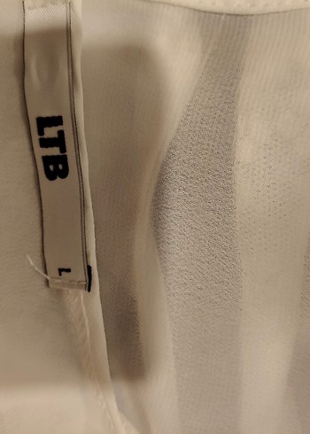 Uzun Kollu V Yaka Çizgili Hamile Üstü - Görsel 3