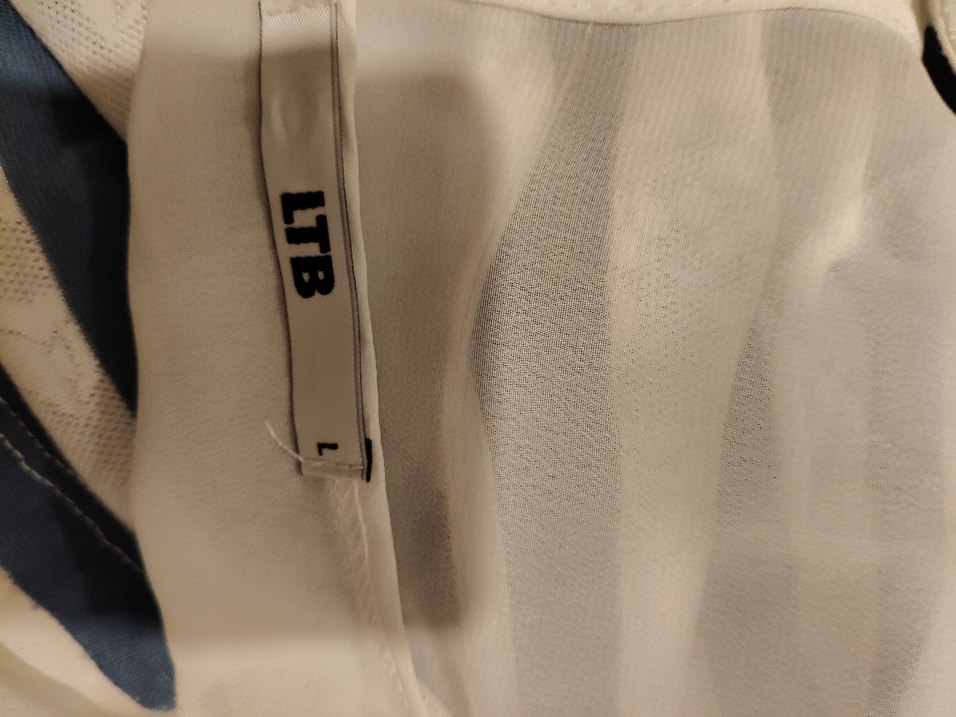 Uzun Kollu V Yaka Çizgili Hamile Üstü - Görsel 3