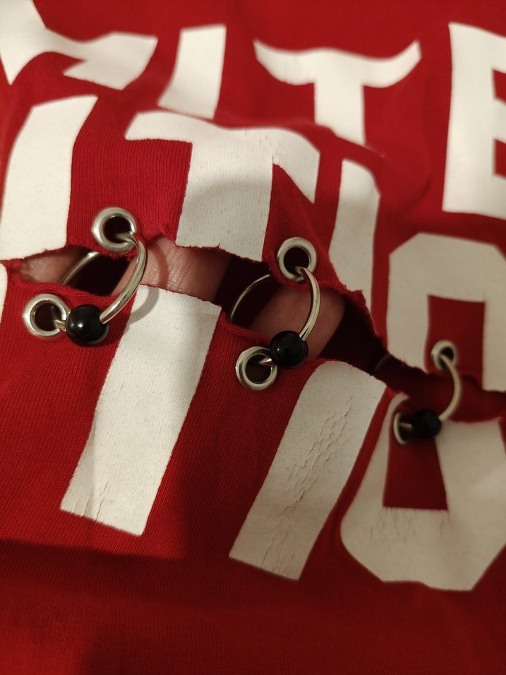 Kırmızı V Yaka Hamile Midi Elbise - Görsel 3