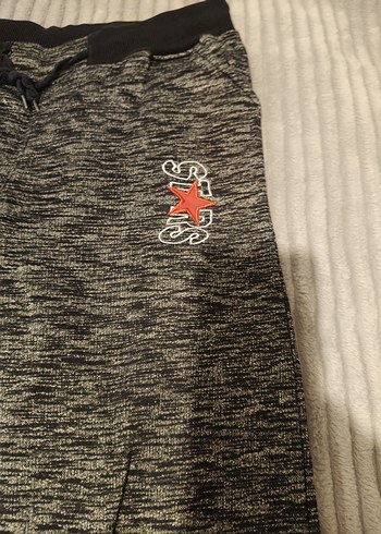 Gri Nakışlı Kadın Rahat Kesim Eşofman - Görsel 4