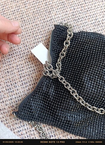 Beden siyah Renk Zara kol çantası