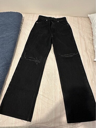 Siyah straight jean