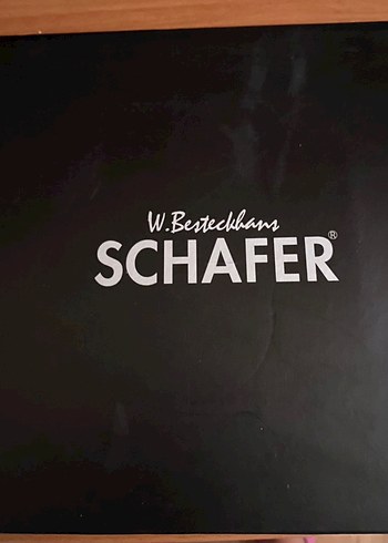 Schafer Beyaz Siyah Desenli Porselen Kahve Fincanı Seti