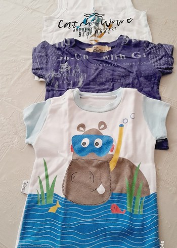 TOPLU SATIS Beyaz Pamuklu Bebek Erkek KIZ Body, Kısa Kollu - Görsel 2