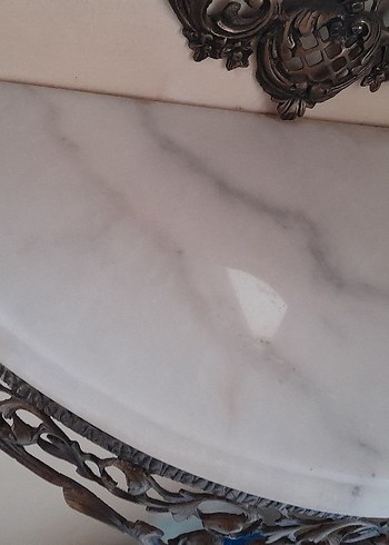 Gri Oval Dekoratif Duvar Aynası - Görsel 3